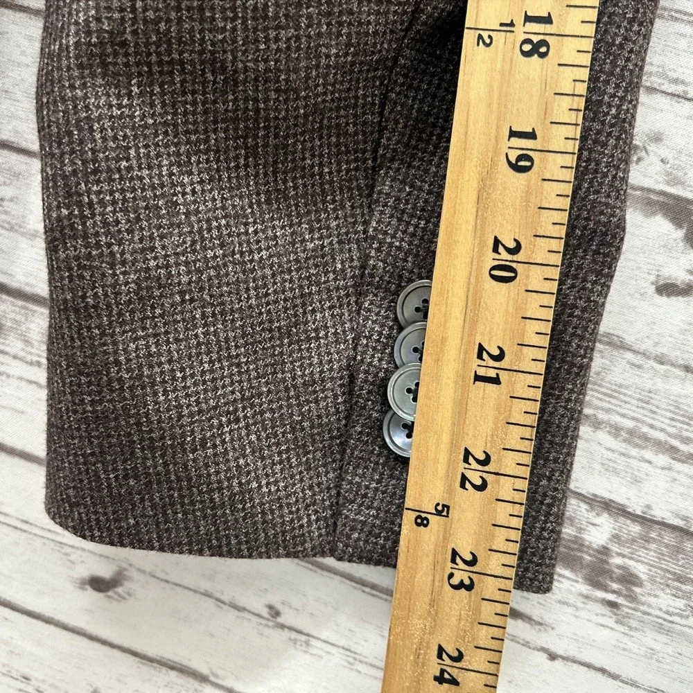 Hugo Boss Men's Nold2 Slim Fit 100% Wool Plaid Two Button Blazer US 38R IT 48